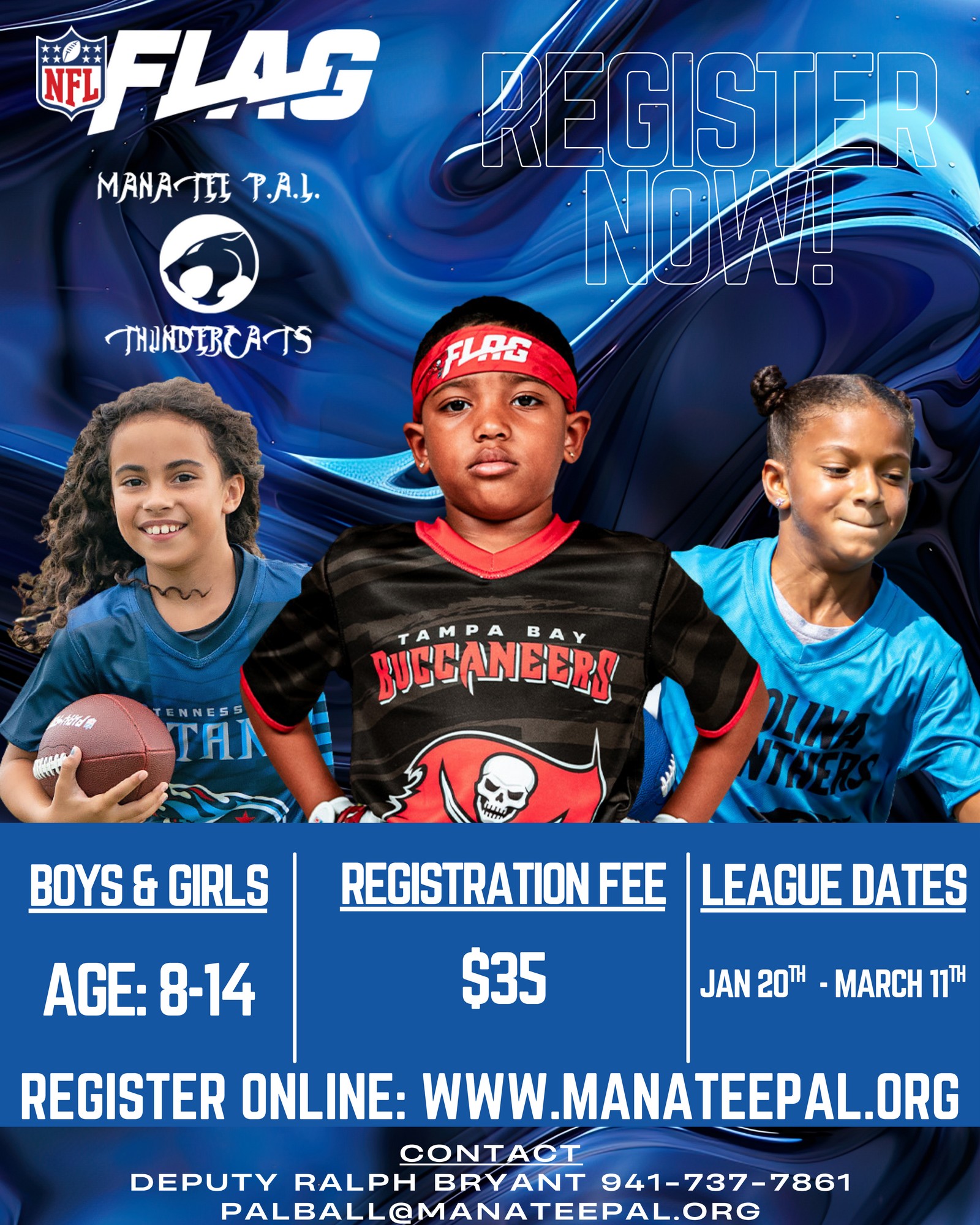 2026 NFL Flag Registration Flag